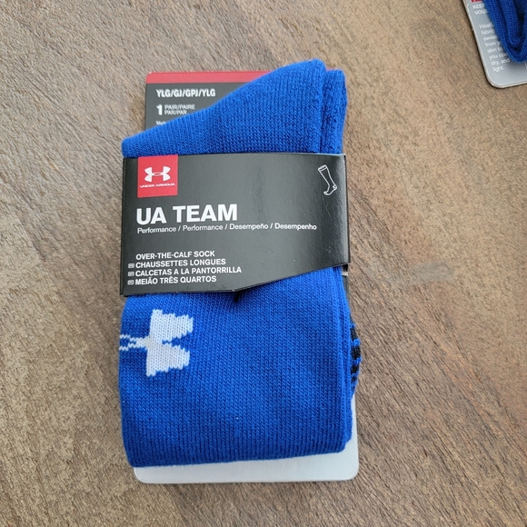 Under Armour Royal Blue YLG Baseball Socks - NEW!! - Picture 6 of 6